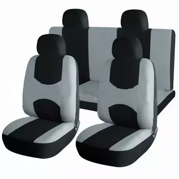 Чехлы на автомобильные сиденья Four Seasons «все включено» из полиэфирной ткани, набор из 9 предметов с одним растением 9pcs синий