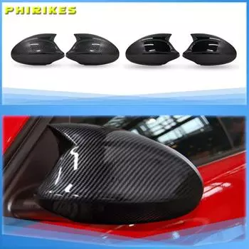 Чехлы на боковые зеркала заднего вида, крышка для BMW E90 E91 E92 E93 E81 E87 E82 E88 3 1 серии M, аксессуары, блеск из углеродного волокна