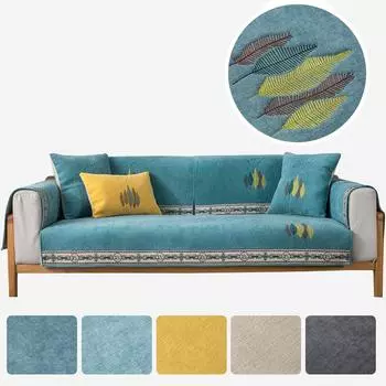 Чехлы на диван для гостиной, синель, подушка для дивана, чехол для дивана, современный минималистичный угловой диван, полотенце, подушка для сиденья, диван разных размеров