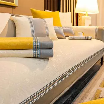 Чехлы на диван для гостиной, всесезонные диванные подушки, чехол для дивана, минималистичный угловой диван, полотенце, накладка на сиденье, чехол для дивана разных размеров 45cm pillowcase 1pcs