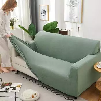 Чехлы на диван из флиса для гостиной, чехол на кресло, плед, угловой диван L-образной формы, чехол для дивана, чехол для домашнего сиденья pillow case 45x45cm оранжевый