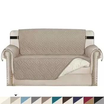 Чехлы на диван на 1/2/3/4 места износостойкие, водоотталкивающие, коврик на сиденье дивана для защиты от скольжения для домашних животных, собак, детей, чехлы для кресла-реклайнера для дома 1 Seater