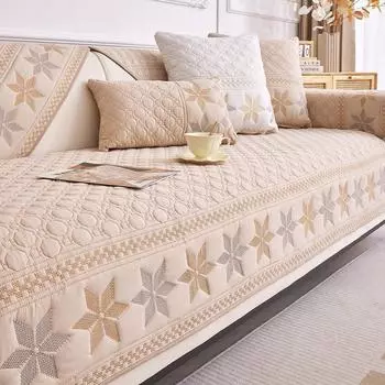 Чехлы на диван в богемном стиле для гостиной, универсальная нескользящая хлопковая подушка для дивана, современная ткань, художественный чехол для дивана, коврик для домашнего декора, чехлы 70x70cm 1pcs