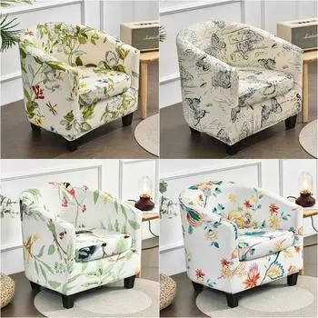 Чехлы на диваны из спандекса, эластичные чехлы на кресла, чехлы на диваны для кофе-бара и гостиной, чехлы на диваны с чехлами на сиденья