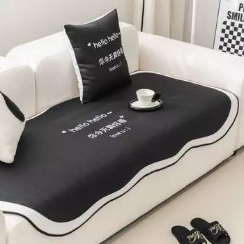 Чехлы на диваны, мягкий плюшевый секционный диван, нечеткий нескользящий чехол для дивана, мебель, защита от неровностей, подушка, ковер для гостиной 70x70
