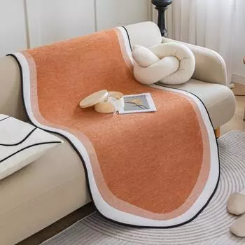 Чехлы на диваны Супер мягкий плюшевый секционный диван Пушистый нескользящий чехол для дивана Мебель Защитная подушка от неровностей Ковер Коврик для ванной 70x70