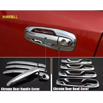 Чехлы на дверные ручки автомобиля для Chevrolet Lacetti Optra Daewoo Nubira Suzuki Forenza Holden Viva, наклейка хромированный внешний вид автомобиля, Стайлинг 1 KEYHOLE HANDLE