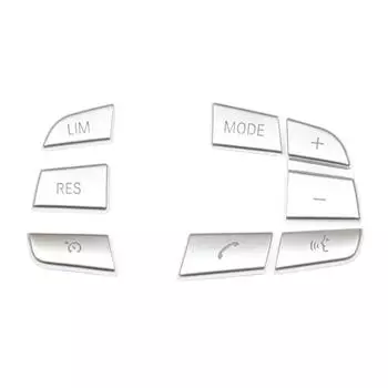 Чехлы на кнопки рулевого колеса, наклейки для отделки, наклейки для 5, 6, 7 F01 F02 F06 F07 F10 F12, автомобильные аксессуары, внутреннее украшение