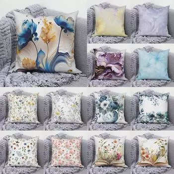 Чехлы на подушки с принтом в богемном стиле, современные украшения для дома, гостиной, квадратные наволочки 45x45 см 40X40CM