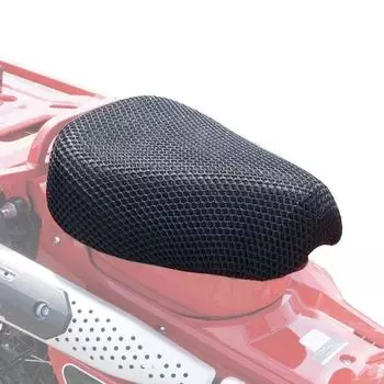 Чехлы на сиденья мотоцикла для Honda Trail 125 CT125 CT110 CC110 CC50, защитные чехлы для сидений, 3D сотовое сетчатое сиденье чёрный