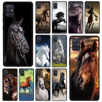 Чехлы с изображением бегущей лошади для Samsung Galaxy A70 A50 A40 A20s A30 A10s A20e A10 A02s A01, чехол для телефона Samsung A51 A72 Samsung A01