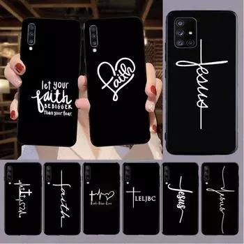 Чехлы с изображением Веры, христианской религии Иисуса для Samsung Galaxy A13 A53 A11 A12 A32 A22 A52S A41 A42 A33 A20E A30S A40 A71 Galaxy A10