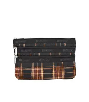 Чехол 3ZIP Cozy Tartan [LeSportsac] [Официальный] COSMETIC/7158