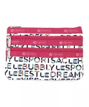 Чехол 3ZIP LeQ Test Белый [LeSportsac] [Официальный] КОСМЕТИЧЕСКИЙ/7158