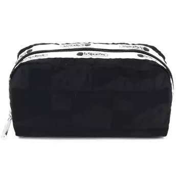 Чехол 6511 ПРЯМОУГОЛЬНЫЙ КОСМЕТИЧЕСКИЙ E946 SUMMIT JACQUARD ЧЕРНЫЙ [LeSportsac] [Товар]