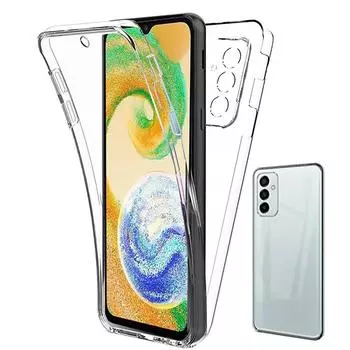 Чехол A04s, 360-градусный прозрачный силиконовый чехол из ТПУ + ПК, задняя передняя часть, чехлы для телефонов Samsung Galaxy A04s GalaxyA04s, 6,5 дюйма, двойная прозрачная защита, чехол на весь корпус Samsung Galaxy A04s чистый