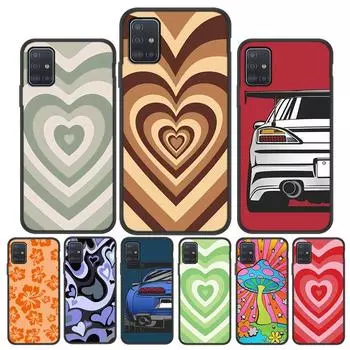 Чехол A52S 5g для Samsung A53 5g, силиконовый чехол для Samsung Galaxy A12 A51 A32 A52 A73 A72 S21 S22 Ultra, чехлы с сердцем A12