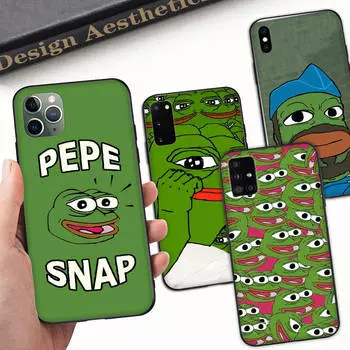 Чехол A-109 Frog для OPPO Reno Samsung Iphone Xiaomi Redmi Note 10 11 12 15 13C 9C A12 A55 7 8 9 Pro Plus S24 S23 S22 FE Ultra A22 A25 iPhone 13 Pro кожа буйвола