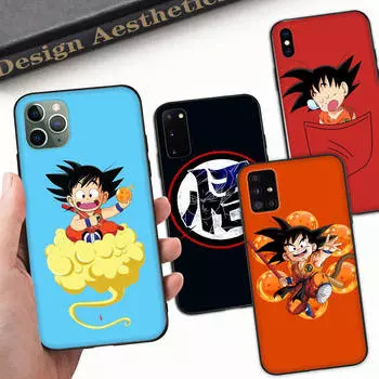 Чехол A-24 Dragon Ball Goku для OPPO Reno Samsung Iphone Xiaomi Redmi Note 10 11 12 15 13C 9C A12 A55 7 8 9 Pro Plus S24 S23 S22 FE Ultra A22 A25