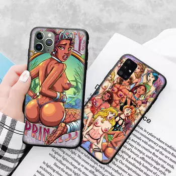 Чехол A-250 girl для Samsung S24 S23 S22 S21 FE Ultra Xiaomi Redmi Note 13 12 11 iPhone 14 15 Pro Max OPPO A12 Reno VIVO A15 Samsung Note 20 бездна