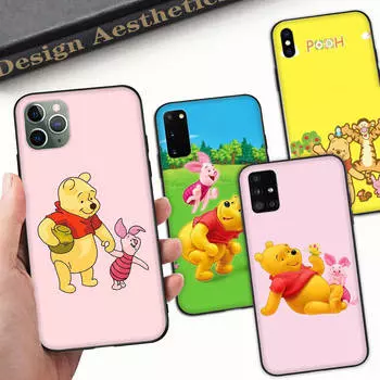 Чехол A-39 Pooh для OPPO Reno Samsung Iphone Xiaomi Redmi Note 10 11 12 15 13C 9C A12 A55 7 8 9 Pro Plus S24 S23 S22 FE Ultra A22 A25