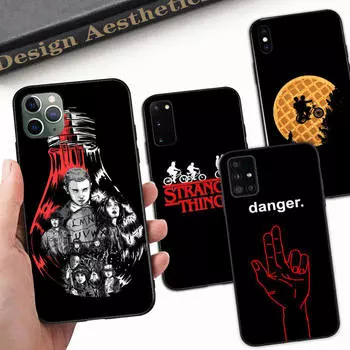 Чехол A-44 Stranger Things для OPPO Reno Samsung Iphone Xiaomi Redmi Note 10 11 12 15 13C 9C A12 A55 7 8 9 Pro Plus S24 S23 S22 FE Ultra A22 A25