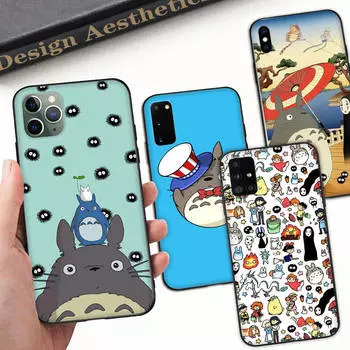 Чехол A-47 Totoro для OPPO Reno Samsung Iphone Xiaomi Redmi Note 10 11 12 15 13C 9C A12 A55 7 8 9 Pro Plus S24 S23 S22 FE Ultra A22 A25