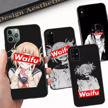 Чехол A-51 Waifu Anime Girl для OPPO Reno Samsung Iphone Xiaomi Redmi Note 10 11 12 15 13C 9C A12 A55 7 8 9 Pro Plus S24 S23 S22 FE Ultra A22 A25