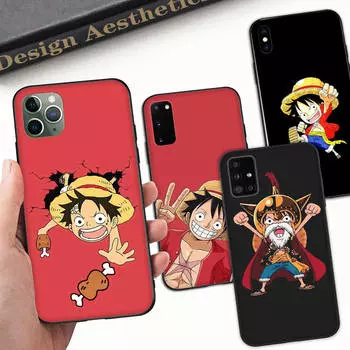 Чехол A-79 One Piece Luffy для OPPO Reno Samsung Iphone Xiaomi Redmi Note 10 11 12 15 13C 9C A12 A55 7 8 9 Pro Plus S24 S23 S22 FE Ultra A22 A25