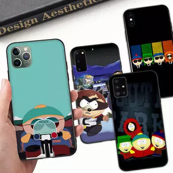 Чехол A-84 South Park для OPPO Reno Samsung Iphone Xiaomi Redmi Note 10 11 12 15 13C 9C A12 A55 7 8 9 Pro Plus S24 S23 S22 FE Ultra A22 A25