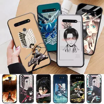 Чехол AD50 Attack on Titan Black для Samsung Note 20 Lite S24 Ultra S23 S22 A05 A06 A11 A71 A15 A16 A13 A24 A25 A33 A52 A53 M55 M35 Sofe Cover Samsung S10E гагат