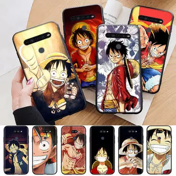 Чехол AD62 One Piece Luffy Black для Xiaomi Poco X6 M5 M6 F5 F6 F1 C65 C55 C50 C51 C40 Redmi Note 7 8 14C A3X 13C 12C 11 10A 9C Pro Sofe Cover Redmi Note 10s бездна