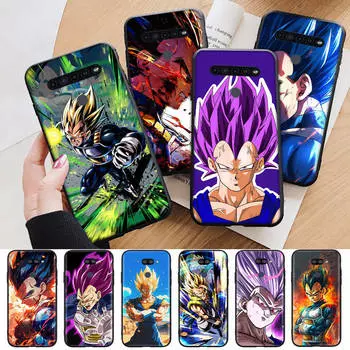 Чехол AD67 Dragon Ball Vegeta Black для Samsung Note 20 Lite S24 Ultra S23 S22 A05 A06 A11 A71 A15 A16 A13 A24 A25 A33 A52 A53 M55 M35 Sofe Cover Samsung A33 5G арлекин
