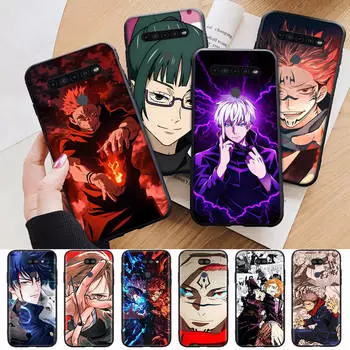 Чехол AD76 Jujutsu Kaisen Black для Xiaomi Poco X6 M5 M6 F5 F6 F1 C65 C55 C50 C51 C40 Redmi Note 7 8 14C A3X 13C 12C 11 10A 9C Pro Sofe Cover Xiaomi Poco X6 ирис