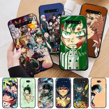 Чехол AD87 My Hero Academia Black для iPhone 16 15 Plus 14 13 12 11 Pro 8 7 6S SE 5S X XR XS Max Realme C30 C33 C31 9I Huawei Y8P Y9 Sofe Cover Realme C31 арлекин