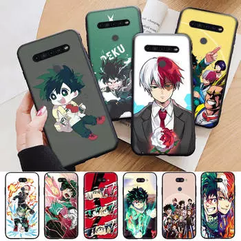 Чехол AD96 My Hero Academia Black для Xiaomi Poco X6 M5 M6 F5 F6 F1 C65 C55 C50 C51 C40 Redmi Note 7 8 14C A3X 13C 12C 11 10A 9C Pro Sofe Cover Redmi Note 9 ирис