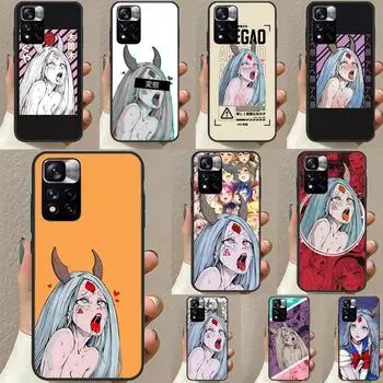Чехол Ahegao INS Ootutuki-Kaguya для Redmi 10 9 9A 9T 9C для Xiaomi Redmi Note 11 Pro Note 9 8 10 Pro 9S 10S 11S Redmi 7