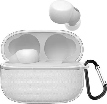 Чехол AIYYXX Linkbuds s Совместим с Sony Linkbuds s Жидкий силиконовый чехол Полное защитное покрытие Ударопрочный Можно носить и заряжать Водонепроницаемый чистый
