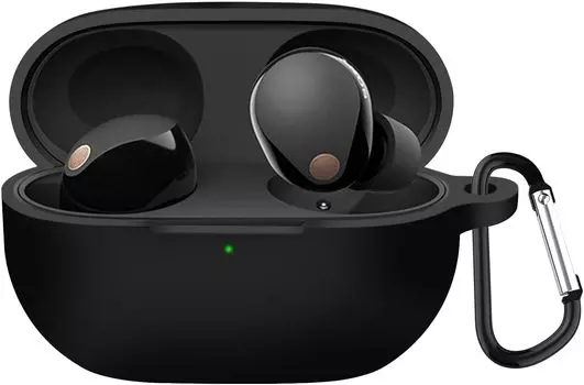 Чехол AIYYXX sony Совместимый жидкий силиконовый чехол для Sony Защитный чехол можно прикреплять и заряжать Ударопрочный Водонепроницаемый пылезащитный Легкий чёрный