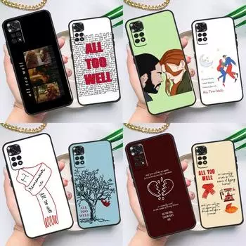 Чехол All Too Well Lyrics Art для Xiaomi Redmi Note 11 10 8 9 12 Pro Note 11S 10S 9S 8T Redmi 10 10C 12C 9C 9T Cover Redmi Note 9 Pro