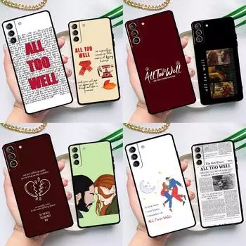 Чехол All Too Well Lyrics Art для Samsung Galaxy S23 S22 S21 Ultra S20 FE S9 S10 Note 10 Plus Note 20 Ultra Full Cover Galaxy S21 Plus