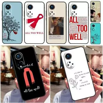 Чехол All Too Well Lyrics для Huawei P30 Lite P40 P20 P50 Mate 50 Pro P Smart Nova 5T Honor X8 X9 50 70 P Smart 2021