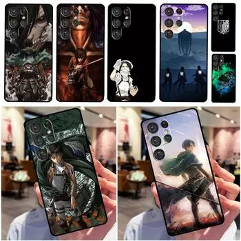 Чехол Anime Attack On Titan для Samsung Galaxy S20 S21 FE S22 Plus Note 20 Ultra S8 S9 S10 Note 10 Plus TPU Cover Galaxy S20 Plus