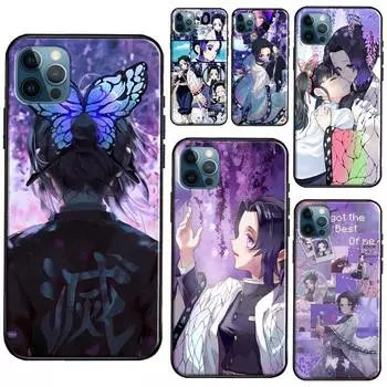 Чехол Anime Demon Slayer Kanao Shinobu sama для iPhone 11 14 Pro Max SE 2020 XR X XS Max 6S 7 8 Plus Чехол для iPhone 12 13 mini iPhone 6 6s