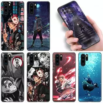 Чехол аниме Demon Slayer Tanjiro для Huawei P Smart Z P50 P40 P30 P20 Pro P10 Lite E P8 P9 Lite 2017 P Smart S 2019 2020 2021 Huawei P10
