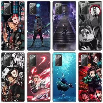 Чехол аниме Demon Slayer tanjiro для Samsung Galaxy S20 S21 FE S10 Lite Note 20 10 Lite S8 S9 + S10E S10 Plus Ultra Black Cover Samsung S21