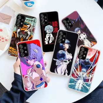 Чехол «Аниме Евангелионы Аянами Рей» для Samsung Galaxy A51 A50 A71 A70 A41 A40 A31 A30 A21S A20E, чехол для телефона A10 A11 A01 A6 A7 A8 Samsung A51