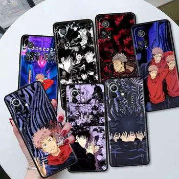 Чехол аниме Jujutsu Kaisen Funda для Xiaomi Mi 11 Lite 5G NE 11T Pro 10T 9T Note 10 12 12X 12S, ультрамягкий силиконовый чехол для телефона Mi Note 10 Lite