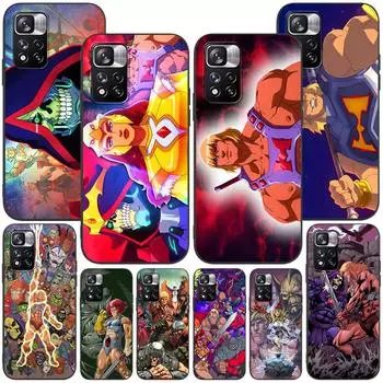 Чехол Anime Masters of the Universe Revolution для Xiaomi Redmi Note 8 10 10S 11 9 11S 7 12 Pro Plus 12S 9S 8T 11E Pro Мягкий чехол Redmi Note 12 Pro