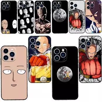 Чехол аниме One Punch Man Сайтама для iPhone XR X XS Max 5S 6S 7 8 Plus SE 2020 11 12 13 Pro Max мини-чехол для телефона iphone 5 5S